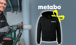 Толстовка с лого METABO в подарок
