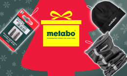 Биты, шапка и бафф с логотипом METABO в подарок